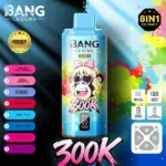 Bang Legend 300k Puffs 8 i 1 smaker Engångs Vape Partihandel Fri frakt Ingen tull