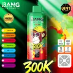 Bang Legend 300k Puffs 8 i 1 smaker Engångs Vape Partihandel Fri frakt Ingen tull