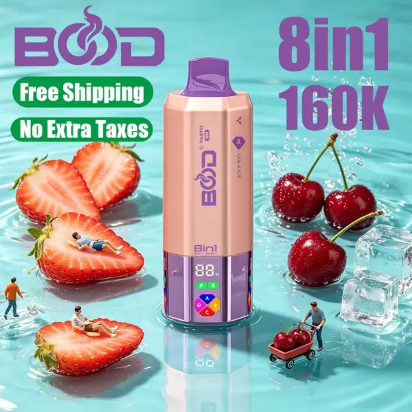 Bood 160k Puffs Vasto 8 in 1 Disposable Vape Free Shipping
