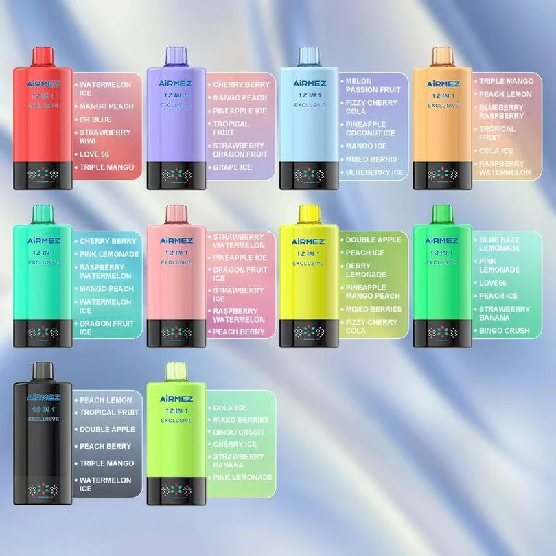 EU Vape Airmez 300 000 szívás, 12 íz egyben, ingyenes szállítás