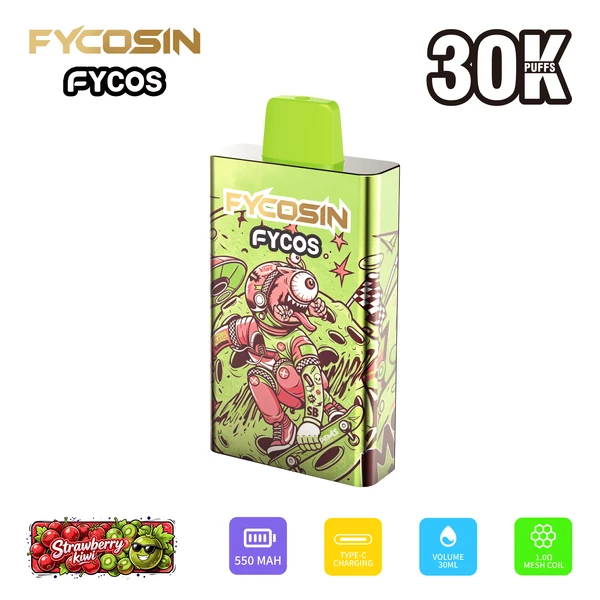 FYCOSIN 30000 Puffs 30k FYCOS Engångs Vape Shop Gratis frakt