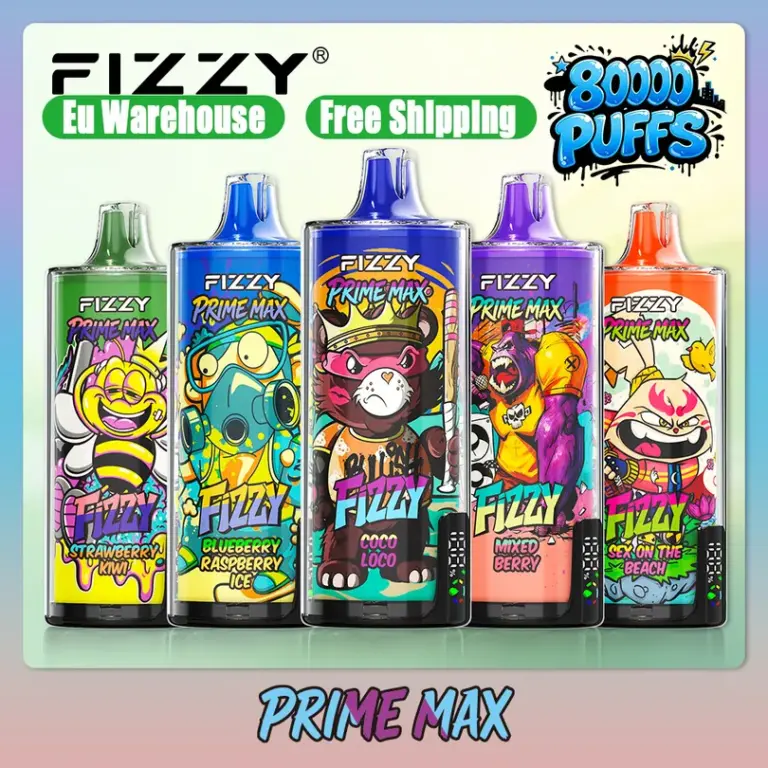 Fizzy Vape 80k Puffs Prime Max Disposable Vapor EU Warehouse