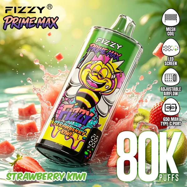 Fizzy Vape 80k Puffs Prime Max Disposable Vapor EU Warehouse
