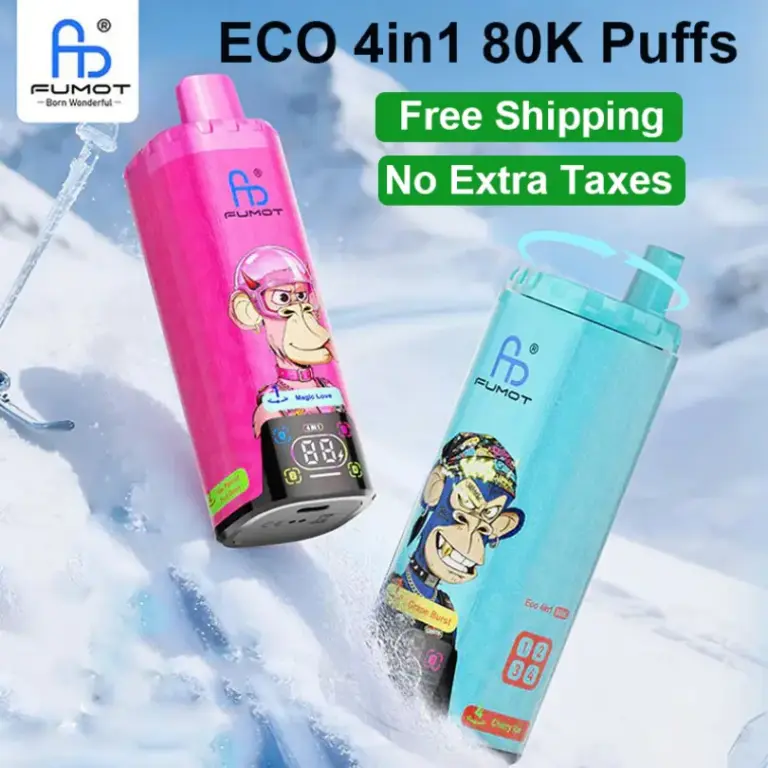 Fumot ECO 80k Puffs 4 in 1 Disposable Vaper Wholesale Factory Direct Free Shipping