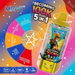 MRVI „Becoming 100k Puffs” 5 az 1-ben eldobható e-cigi