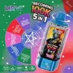 MRVI „Becoming 100k Puffs” 5 az 1-ben eldobható e-cigi