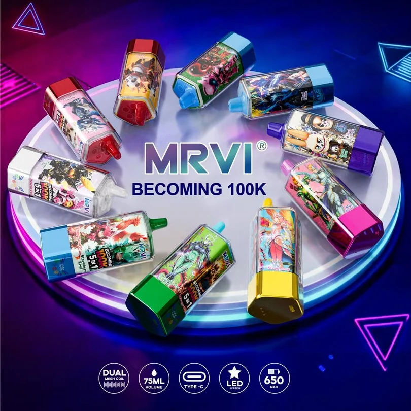 MRVI „Becoming 100k Puffs” 5 az 1-ben eldobható e-cigi