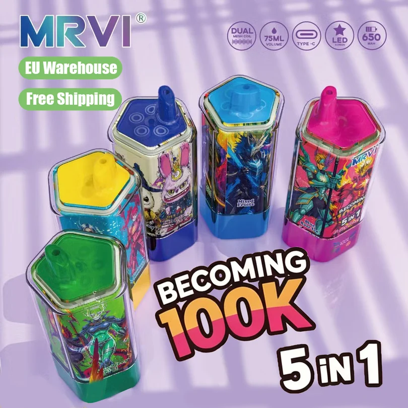 MRVI Becoming 100k Puffs 5 in 1 Disposable Vape 10 MRVI Becoming 100k Puffs 5 in 1 Disposable Vape