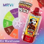 MRVI „Becoming 100k Puffs” 5 az 1-ben eldobható e-cigi