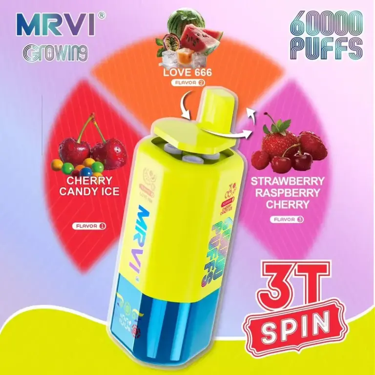 MRVI Growing 60000 Puffs 3 in 1 Disposable Vape