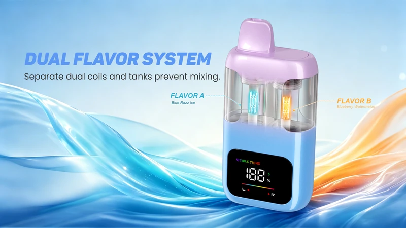 Mesii 100k Puffs Dual Flavors Crystal Dispposable Vape Pen Envío Gratis