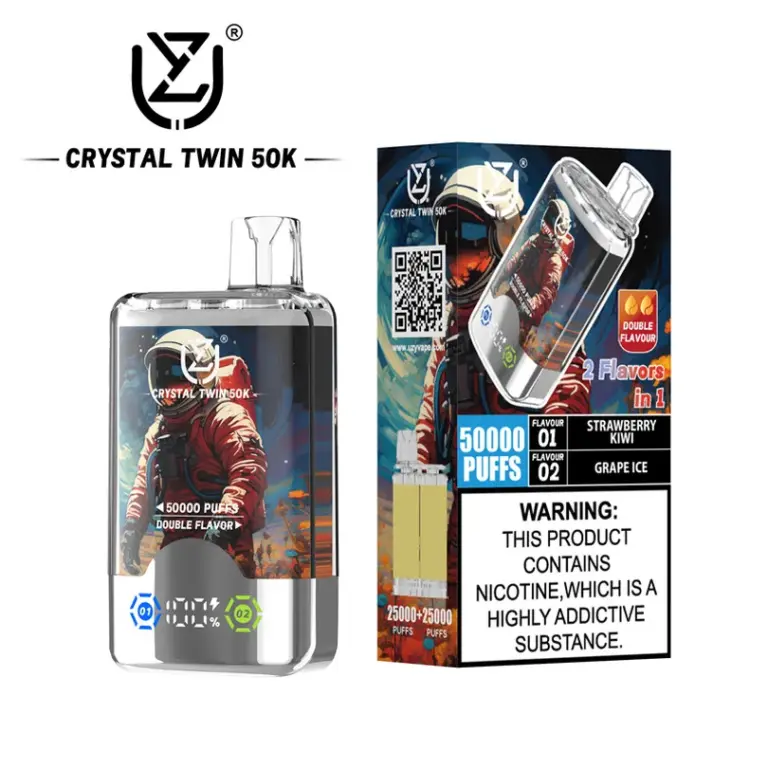 Uzy Crystal Twin 50000 Puffs Disposable Vape