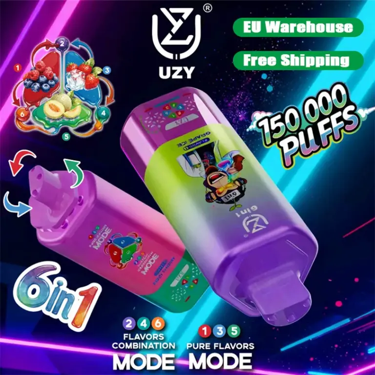 Uzy 6 in 1 150K Puffs Disposable Vape