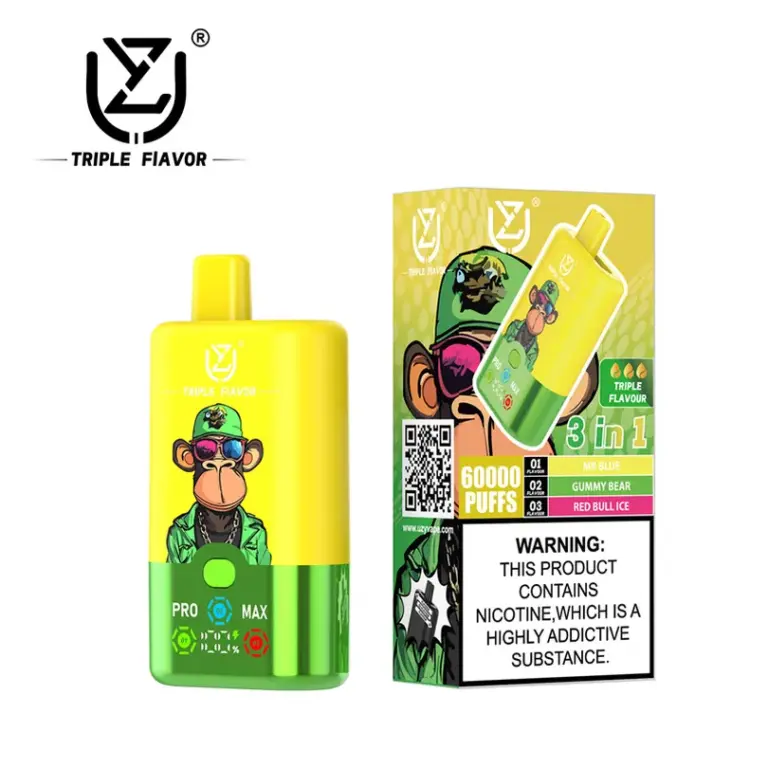 Uzy 60k Puffs 3 in 1 Disposable Vape