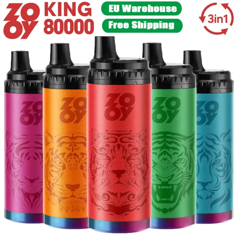 Zooy King 80.000 Züge, 3-in-1-Geschmacksrichtungen