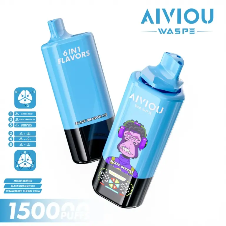 Waspe 150k Puffs Aiviou 6 in 1 Disposable Vape