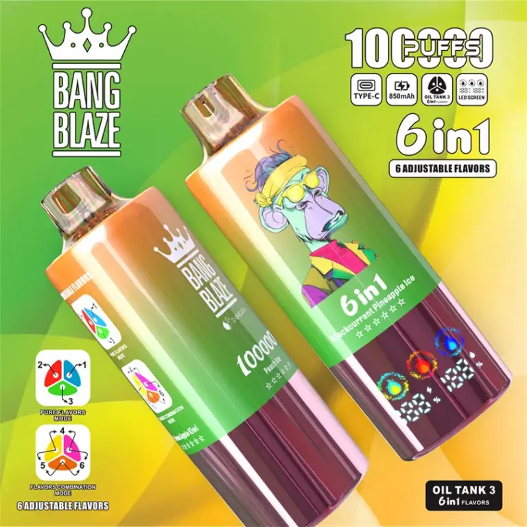 Bang Blaze 100K Puffs 6 in 1 Bulk Buy Disposable Vape