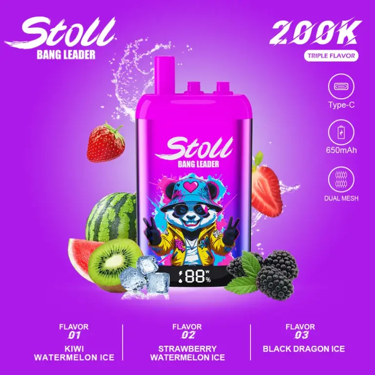 Bang Leader Stoll 200k Puffs 3 in 1 vape