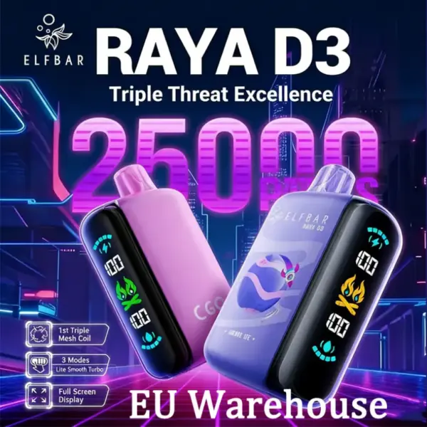 ELFBAR Raya D3 25000 Puffs