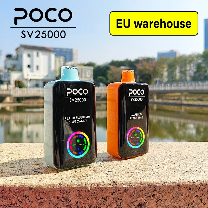 Magazzino UE Poco SV 25000 Puffs Schermo digitale 2 Poco SV25000 boccate