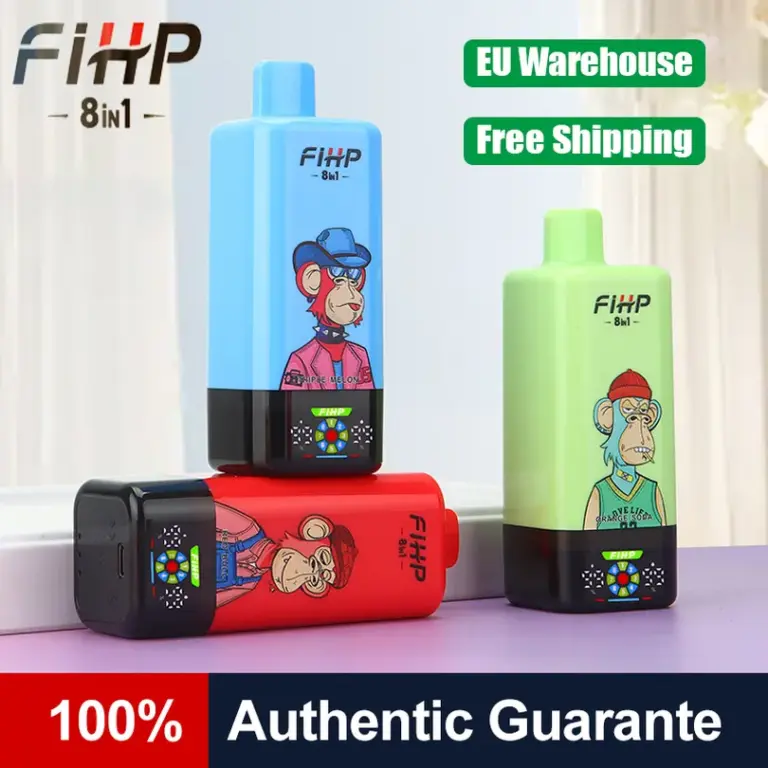 FIHP, vaporizador desechable 8 en 1 de 200 000 caladas