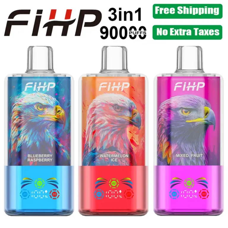 Vaporizador desechable FIHP 90K Puffs 3 en 1 Crystal