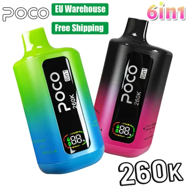 POCO 6 in 1 260K Puffs Bulk Buy Disposable Vape