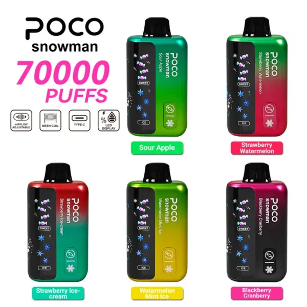 POCO Snowman 70k Puffs Disposable Vape