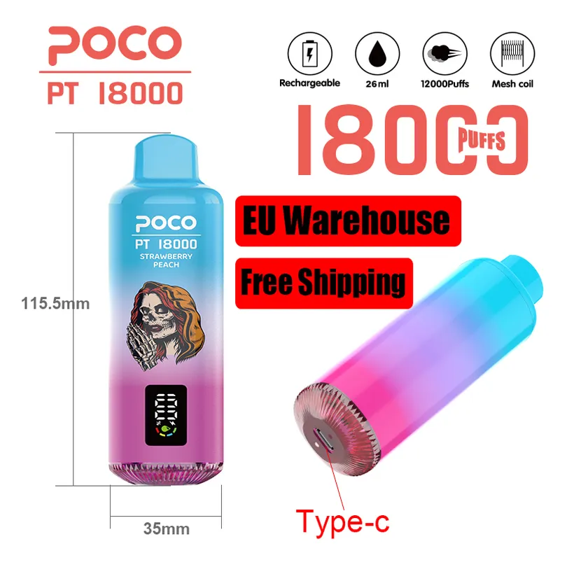 Poco PT18000 Puffs 01 Poco PT18000 boccate