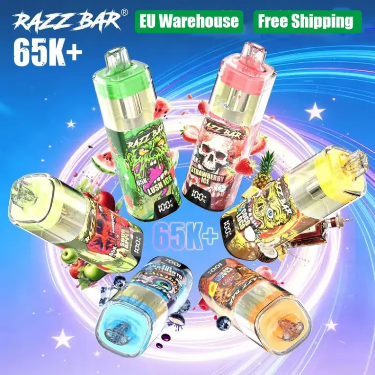 Razz bar 65K+ Puffs Crystal Disposable Vape