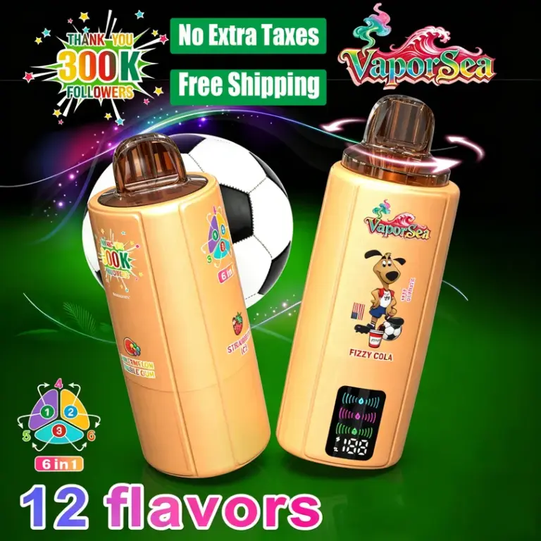 Vaporsea 300K Puffs 6 in 1 vape