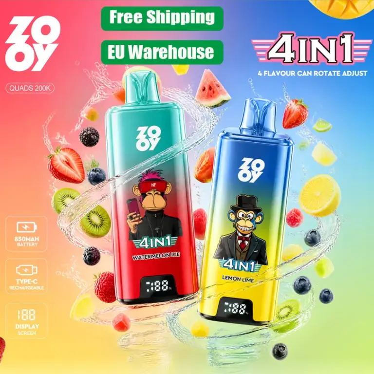 ZOOY 200K Puffs Quads 4 in 1 Vape